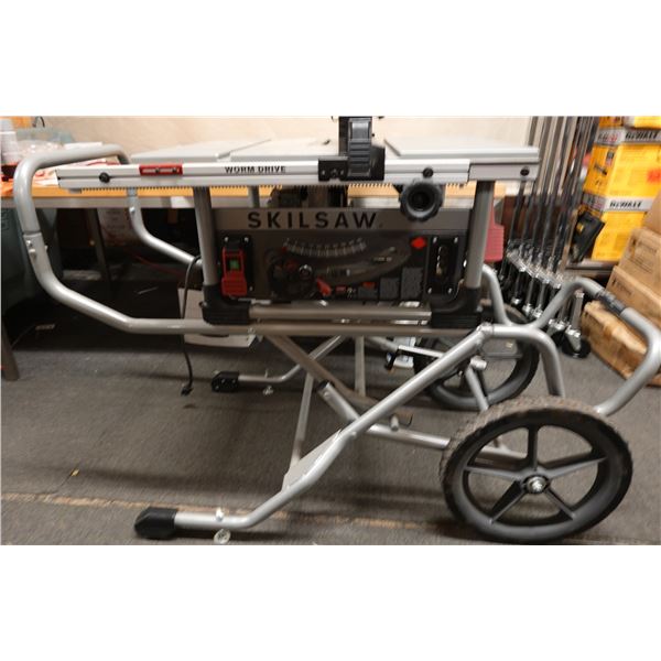 SkilSaw 800SPT9911 Heavy Duty 10" Worm Drive Table Saw w/ Stand (condition unknown)