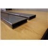 Image 3 : Qty 2 Rectangle Metal Tubes 36" x 4" x 1"H