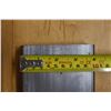 Image 6 : Qty 2 Rectangle Metal Tubes 36" x 4" x 1"H