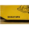 Image 5 : DeWalt DCS373P2 Metal Cutting Circular Saw Kit w/ 2 Batteries, Charger New in Hard Case