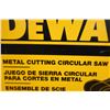 Image 3 : DeWalt DCS373P2 Metal Cutting Circular Saw Kit w/ 2 Batteries, Charger New in Hard Case