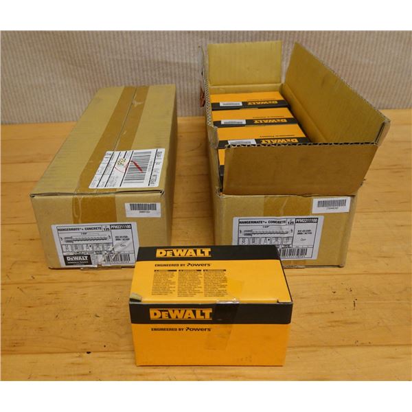Qty 10 Boxes DeWalt PFM2211100 Hangermate + Concrete Rod Hanging Anchors New