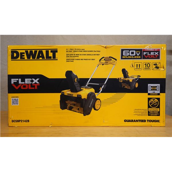 DeWalt DCSNP2142B Flex-Volt Single Stage Snow Blower New in Box (Tool Only)