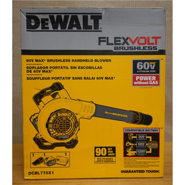 DeWalt DCBL770X1 Brushless Handheld Blower w/ Battery & Charger New in Box