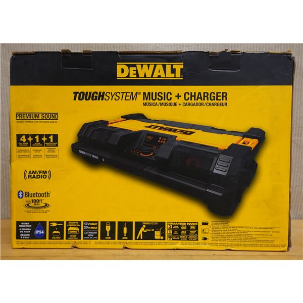 DeWalt ToughSystem Music + Charger w/ Premium Sound New in Box