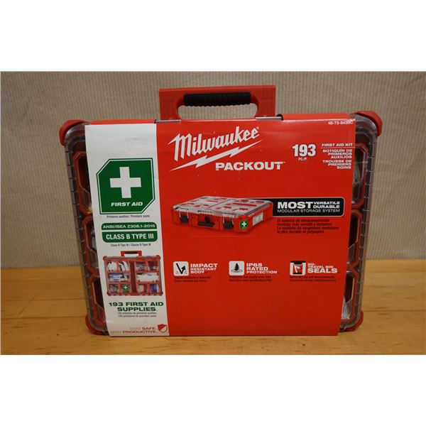 Milwaukee 48-73-8430C PackOut 193-pc First Aid Kit New in Hard Case