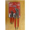 Image 9 : Milwaukee MLSQ070P Rafter/Trim Square, 48-22-9080 Curved Claw Hammer & 48-22-6330 Pliers Set New