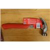 Image 7 : Milwaukee MLSQ070P Rafter/Trim Square, 48-22-9080 Curved Claw Hammer & 48-22-6330 Pliers Set New