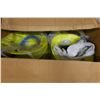 Image 4 : Qty 9 Yellow Construction Hard Hats New in Box