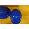 Image 10 : Qty 2 White & 9 Blue Construction Hard Hats & 1 Helmet New in Box