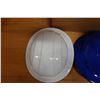 Image 4 : Qty 2 White & 9 Blue Construction Hard Hats & 1 Helmet New in Box