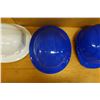 Image 7 : Qty 2 White & 9 Blue Construction Hard Hats & 1 Helmet New in Box
