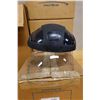 Image 2 : Qty Approx. 5 Black ERB Face Shields & 5 Green Helmets New in Box