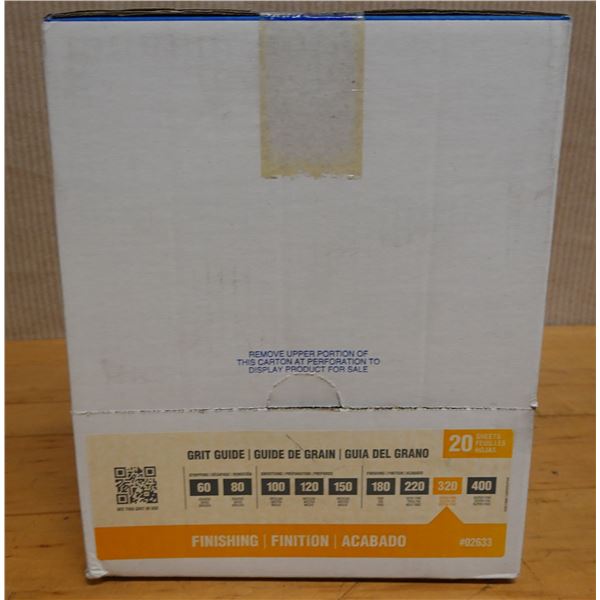 Box of 10 Norton ProSand JobPacks 20 Sheets 9"x11" Premium Aluminum Oxide Sandpaper
