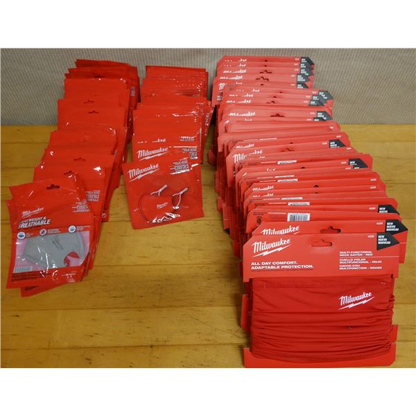 Qty 40 Packages Grey & 28 Red Masks w/ 40 Neck Gaiters, New