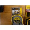 Image 8 : Multiple Stabila & Stanley LeverLock & Fat Max Tape Measures, CLC Knee Pads & Makita Bag New