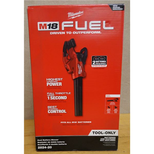 Milwaukee 2824-20 Dual Batter Blower New in Box (Tool Only)
