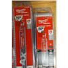 Image 4 : Qty 4 Milwaukee Sawzall Blade Multi-Packs, Misc Sizes New in Package & Makita Bag