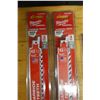 Image 10 : Qty 6 Milwaukee Sawzall Blade Multi-Packs, Misc Sizes New in Package & Makita Bag