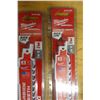 Image 8 : Qty 6 Milwaukee Sawzall Blade Multi-Packs, Misc Sizes New in Package & Makita Bag