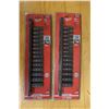 Image 1 : Qty 2 Milwaukee 49-66-7003 Metric 14-pc. Impact Socket Sets New in Package