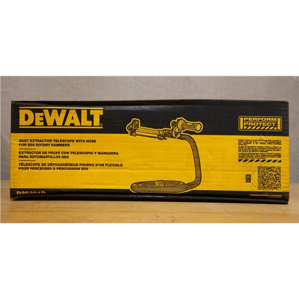 DeWalt D25301D Dust Extractor Telescope w/ Hose, New in Box (Tool Only)