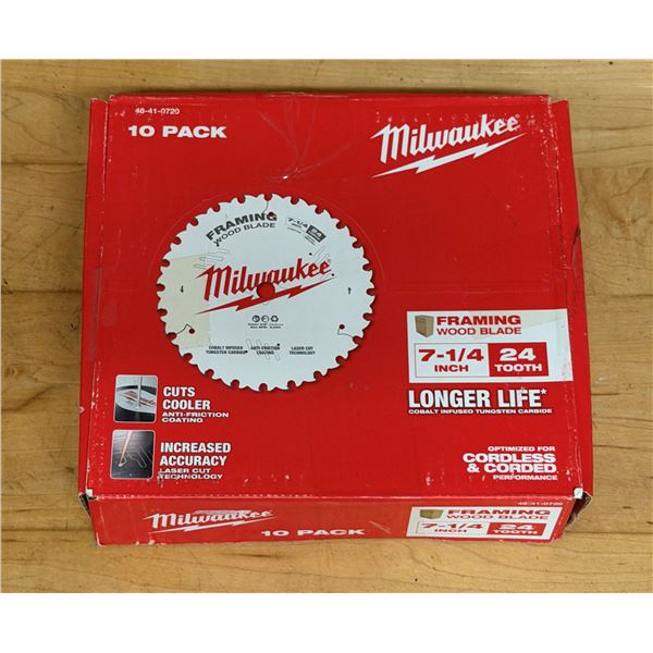 Milwaukee 48-41-0720 Framing Wood Blades Pack of 10
