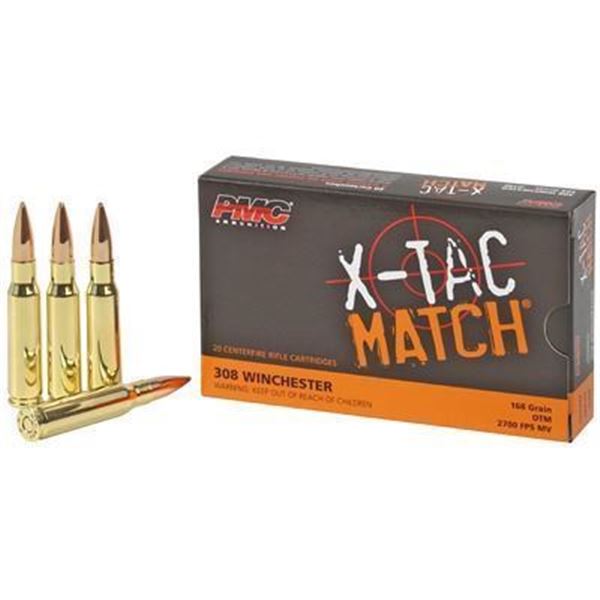 PMC XTACM 308WIN 168GR OTM BT - 80 Rounds