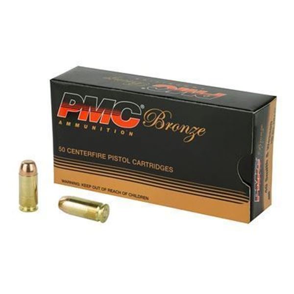 PMC BRNZ 40SW 165GR FMJ - 250 Rounds