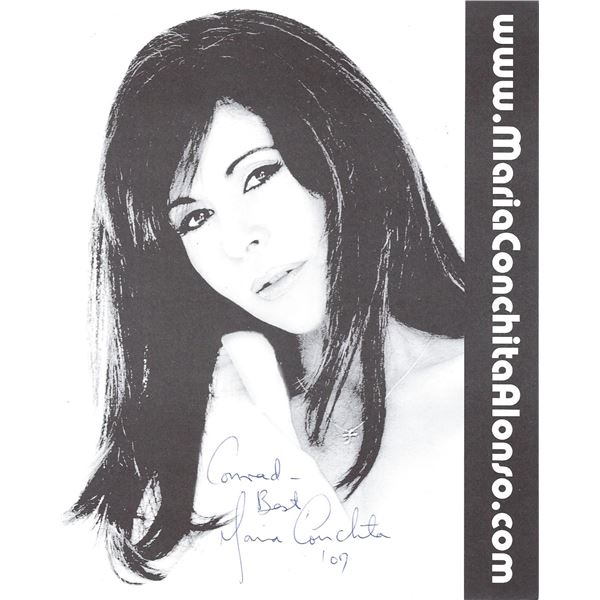 The Running Man MarÃ­a Conchita Alonso signed photo