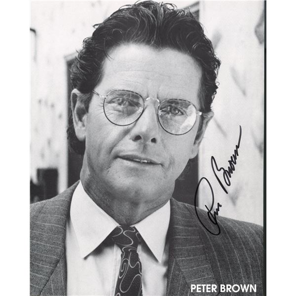 Lawman Peter Brown signed photo
