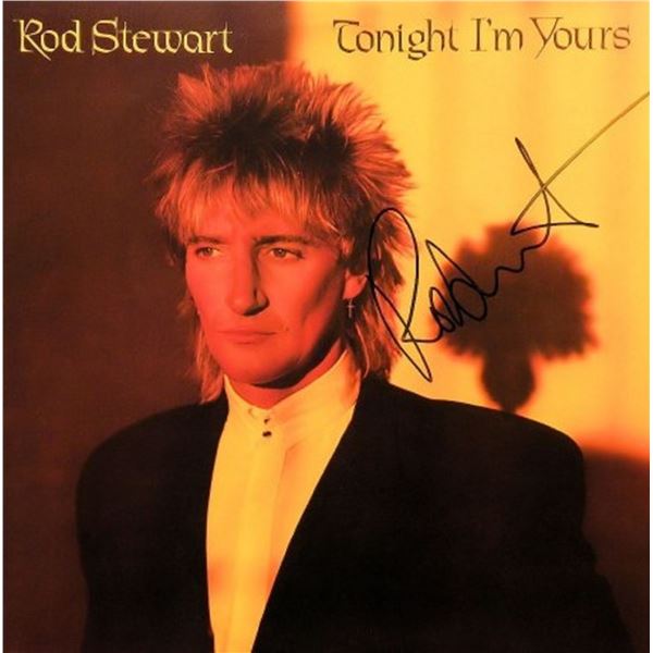 Rod Stewart Tonight I'm Yours signed album