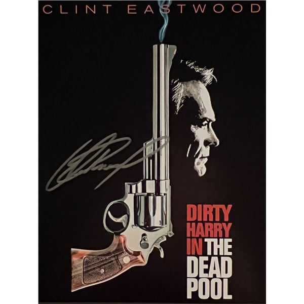 Dirty Harry Clint Eastwood signed photo
