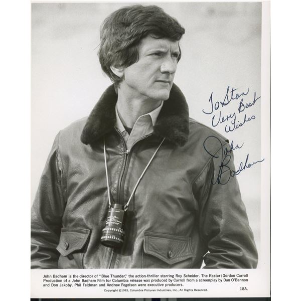 Blue Thunder John Badham signed movie photo
