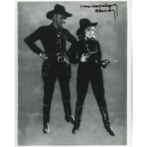 Mrs. Hopalong Cassidy signed photo