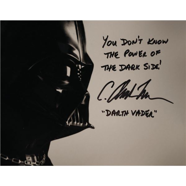 Darth Vader C. Andrew Nelson Signed Photo