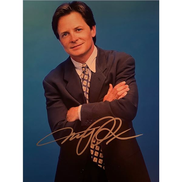 Back To The Future Michael J. Fox signed photo