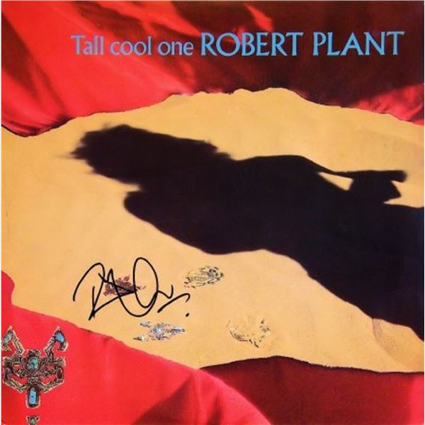 Led Zeppelin's Robert Plant signed "Tall Cool One" album