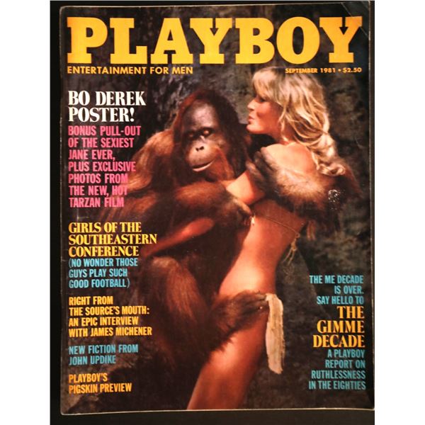 Playboy Magazine September 1981 Bo Derek Issue