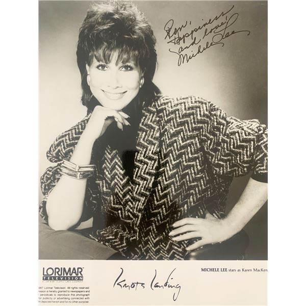 Knots Landing Michele Lee signed photo