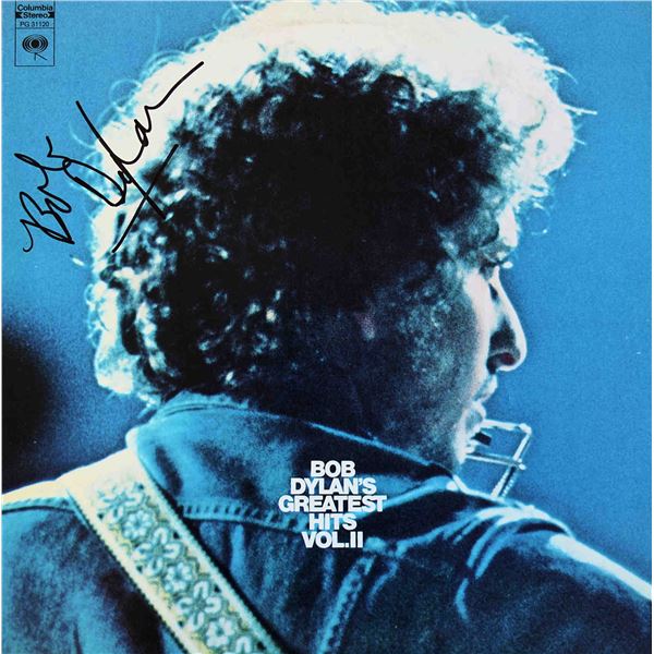 Bob Dylan Greatest Hits Vol. II signed album