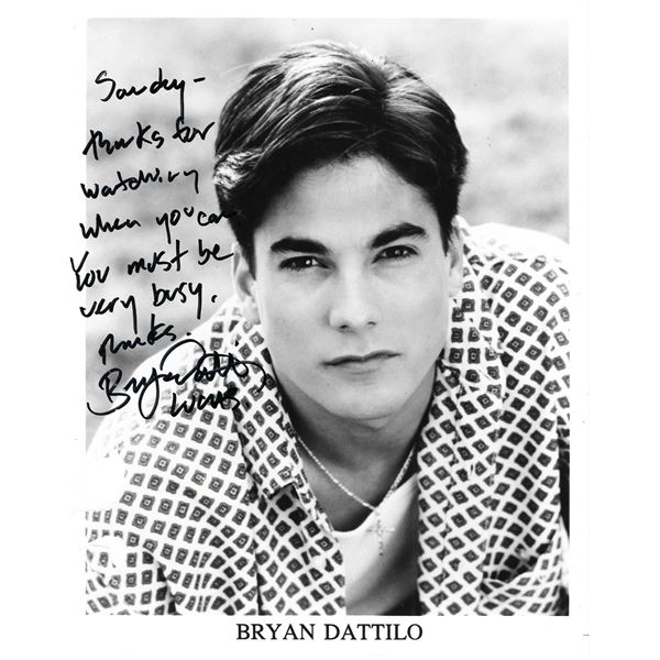 Days of Our Lives Bryan Dattilo signed photo