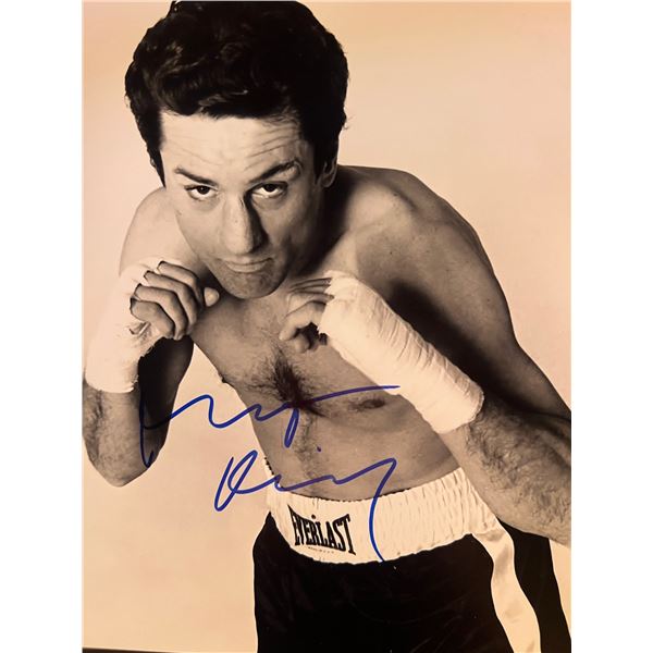 Raging Bull Robert De Niro signed photo