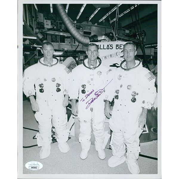 Astronaut Dave Scott signed photo. JSA Authenticated
