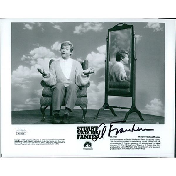 Stuart Save His Family Al Franken signed movie photo. JSA Authenticated