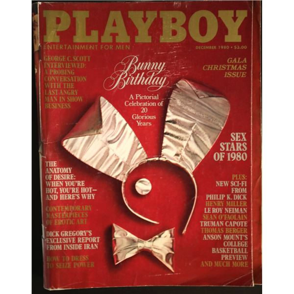 Playboy Magazine December 1980 Issue