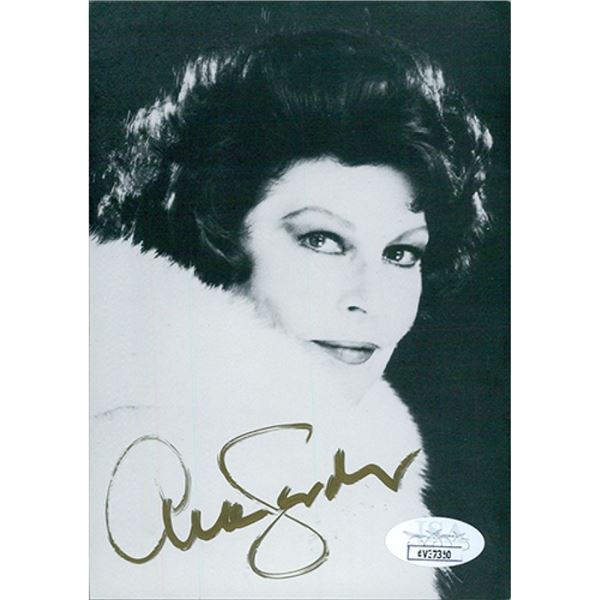 The Barefoot Contessa Ava Gardner signed photo. JSA Authenticated
