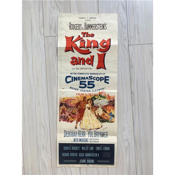 The King and I original 1956 vintage movie poster