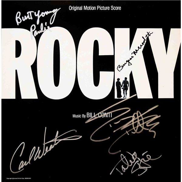 Rocky 1976 original cast signed soundtrack