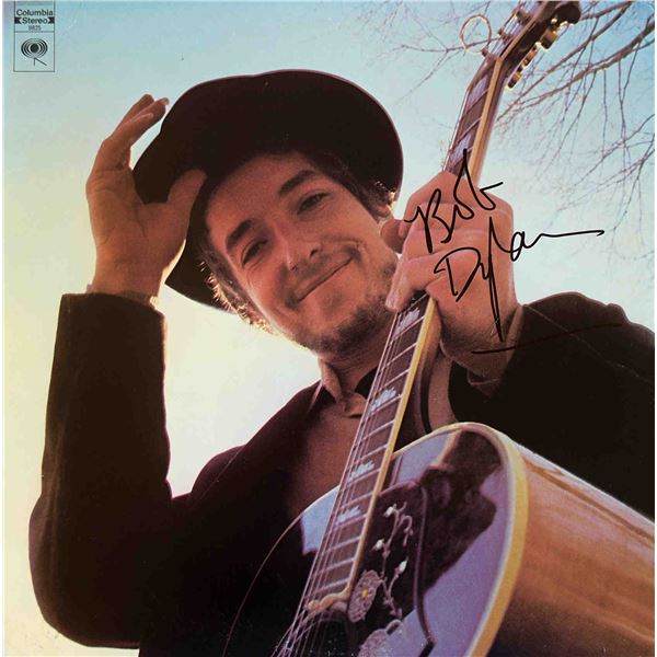 Bob Dylan signed Nashville Skyline album